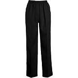 Womens Microfiber Twill Mock Fly Pull-On Pant