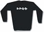SPQR Distressed Vintage Style Logo Men's Sweat Shirt in 2 colors Small thru 3XL