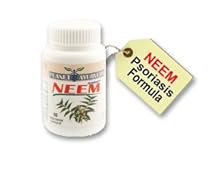 PSORIASIS TREATMENT - Psoriasis Medication Neem Capsules - 60 Psoriasis Pills - 100% Natural. NEEM Psoriasis control blood purifier (can be used with psoriasis cream or psoriasis light lamp treatments). Psoriasis Medicine by Planet Ayurveda Psoriasis Products. Neem Pills 500mg