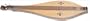 FolkRoots Teardrop Dulcimer with Walnut wood and Circles Soundhole