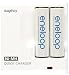 Sanyo eneloop GES-MDR02TG-3U - Battery charger 2xAA - included batteries: 2 x AA / AAA NiMH 2000 mAh