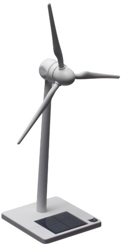 FatCat FCP1030 White Solar Powered Desktop Wind Turbine