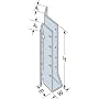 Simpson Strong Tie SUL210-2 Double 2 x 10 Face Mount Joist Hanger Skewed 45� Left