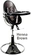 bloom fresco loft High Chair - Black Base - Henna Brown