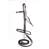 Laced Rein Snaffle Bridle