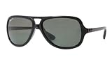 Ray-Ban Sunglasses Rb4162 601 58 Black Crystal Green Polarized