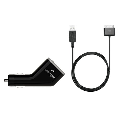 Kensington Car Charger for iPod and iPhone 1G, 3G (Black)
