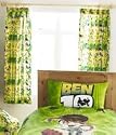 Ben 10 Cartoon Network Curtains 66x54