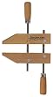 Jorgensen 3/0 Adjustable Handscrew with 6-Inch Jaw length and Maxiimum Opening of 3-Inchs