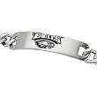 Stainless Steel Philadelphia Eagles Name Logo ID Bracelet