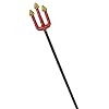 Red/Gold Glitter Pitchfork
