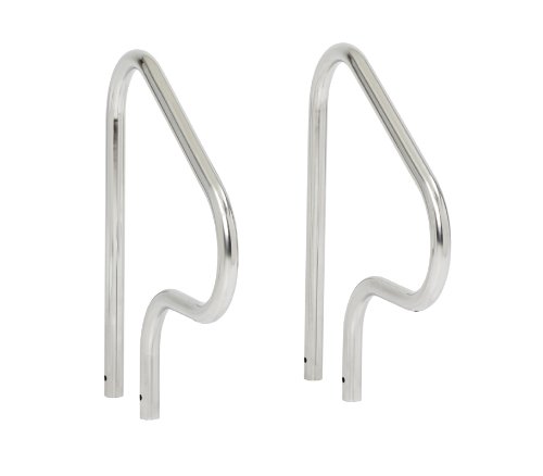 S.R. Smith F4H-101 Figure 4 Swimming Pool Handrail, Stainless Steel, Pair of Rails, 30-Inch