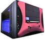 APEVIA X-QPACK2-PK/500 Black/Pink 1.0mm Aluminum w/ ABS plastic front panel MicroATX Desktop Computer Case 500W Power Supply