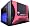 APEVIA X-QPACK2-PK/500 Black/Pink 1.0mm Aluminum w/ ABS plastic front panel MicroATX Desktop Computer Case 500W Power Supply
