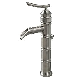 Pegasus 67109-8104 Bamboo Series Single-Post Vessel Faucet, Brushed Nickel