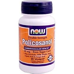 NOW Foods Policosanol 20mg Plus, 90 Vcaps
