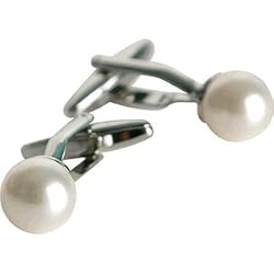 Pearl Cufflinks Womens by Cuff-Daddy