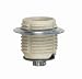 Keyless Threaded Ceramic Socket w/ Lock Ring Image