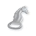Nickel-plated Horse Head Bottle Opener