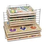 Melissa & Doug Deluxe Wire Puzzle Rack