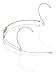 Countryman H6OW6LSS  H6 Omnidirectional Wireless Headset Microphone for Sabine Transmitters (Light Beige)