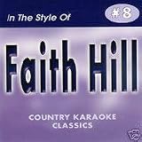 FAITH HILL Country Karaoke Classics CDG Music CD