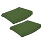 Strathwood St. Thomas Cast Aluminum Deep Seating Arm Chair Cushion, Set of 2, Solid Wasabi