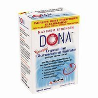 DONA Crystalline Glucosamine Sulfate, Packets - 30 ea