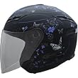 GMax Women's GM67 Open Face Helmet - X-Small/Purple Butterfly