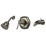 Pegasus 873-90 Bamboo Single Handle Tub & Shower Faucet