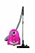 Dirt Devil M 7012 Bodenstaubsauger Popster, 2000 Watt, pink, mit Beutel, inklusiv Parkettbürste