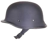 Novelty German Flat Chopper Biker Motorcycle Helmet (Medium)