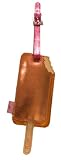 Fluff Popsicle Luggage Tag- Orange