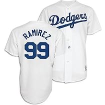 Manny Ramirez Dodgers Adult Home Replica Jersey