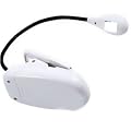 Mobilizers: Clip-on Double LED Reading Light Lamp For New Amazon Kindle 4 / 3G / 3 / Touch / Kobo Touch / Notebook / Laptop / Books - White