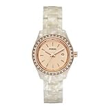 Fossil Women's ES2864 Stella Rose Gold Dial Watch