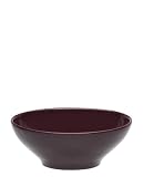 Emile Henry - 379212 - Lot de 4 Saladiers Japonais - Céramique Émaillée - Figue - Diamètre: 19 cm