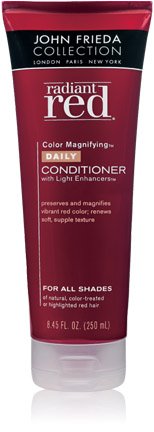 John Frieda Radiant Red Color Magnifying Daily Conditioner, 8.45-Ounce Bottle (Pack of 3)