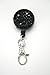 New Retractable Rhinestone Bling Breakaway Lanyard Crystal Bling Badge Id Key Holder Required By Most Hospitals and Government Agencies! (Black)