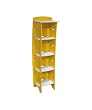 Legare 59-Inch by 18-Inch Kids Bookcase, Yellow and White