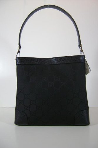 Gucci Handbags Black GG Nylon 143745