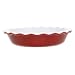 Emile Henry 9-Inch Pie Dish, Cerise Red