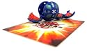 Bakugan Booster Pack - B2 Bakupearl Series - Aquos WORMQUAKE (Blue)