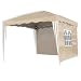 Alu Falt Pavillon, Partyzelt in Beige/Wei� 3 x 3m PO2409