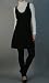 Peak A Pleat Dress Black