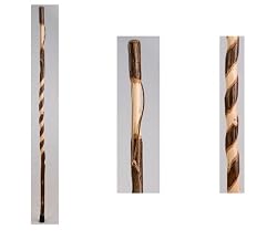 Twisted Hickory Walking Stick