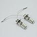 2pc Pure White Car H3 3528 SMD 28 LED Head Light Super Bright Headlight Bulb Lamp