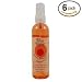 Fruit Frappe By Upper Canada Cooling Body Spritz in Apricot Persimmon, 4-Ounce Bottle (Pack of 6)
