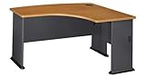 SERIES A: NATURAL CHERRY RIGHT L-BOW DESK