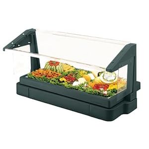 519 Green Cambro BBR720 6' Buffet Bar with Sneeze Guard